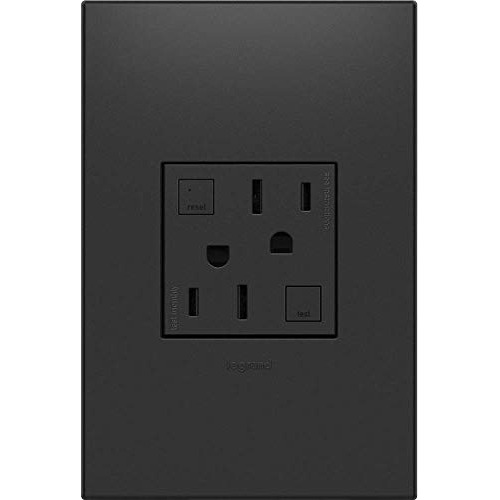 Legrand 15a Gfci Tamperresistant Outlet With Matching W...