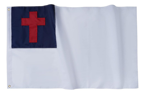 Bandera Cristiana De 3 X 5 Pies, Fabricada En Estados Unidos
