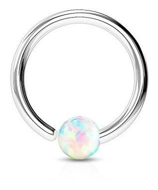 Aros - Dynamique 20g, 18g, 16g, 14g 316l Surgical Steel Opal