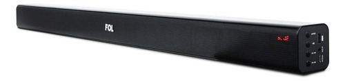 Barra De Sonido Bocina Bluetooth C Aux Usb Tv Teatro En Casa Color Negra Fs M235