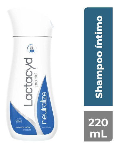 Shampoo Íntimo Lactacyd Neutralize De Uso Diario Con 220ml