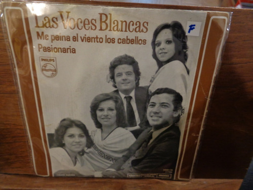 Las Voces Blancas Me Peina El Viento Disco Simple Vinilo D