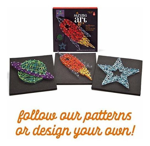 Arañas Craft-tastic Diy String Art - Kit De Manualidades P
