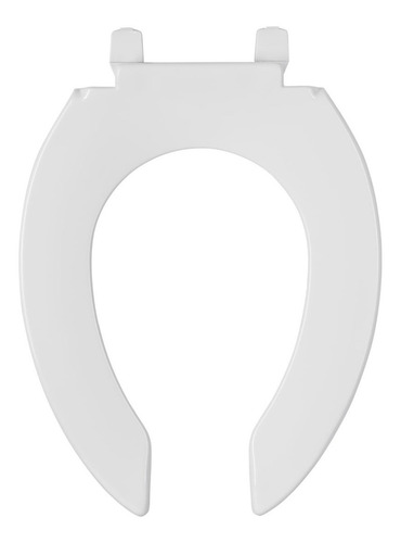 Asiento Alargado Sin Tapa Para Taza Fluxómetro, Blanco 49368