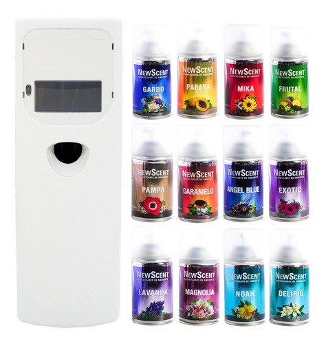 Newscent Dispenser Automático + 12 Aromatizadores Cuotas