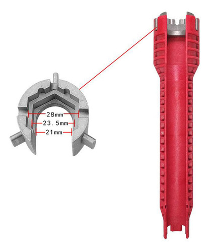 Llave Instaladora Del Fregadero Del Grifo 5 En 1