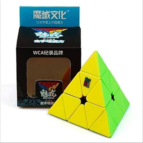 Cubo mágico pirâmide do 3x3x3 peças Qiyi Pyraminx Qiming - stickerless