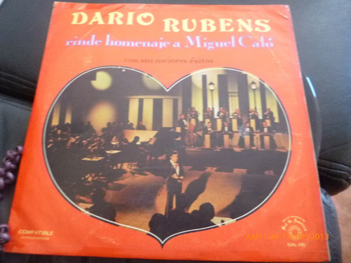 Vinilo Lp De Dario Rubens Homenaje A Calo (u43