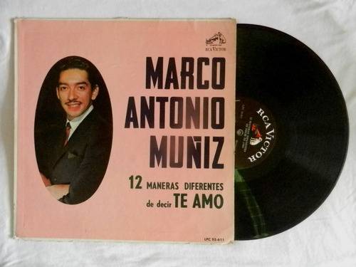 Lp Vinyl Marco Antonio Muñiz  - 12 Maneras De Decir Te Amo