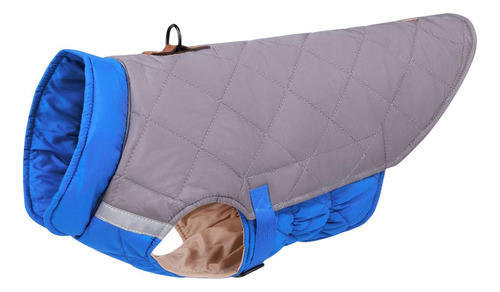 Chaleco De Invierno Para Perros, Abrigo Ligero A Gris Azul