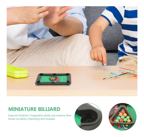 Juego De Minimesa De Billar De 4 Juegos Para Niños Y Adultos