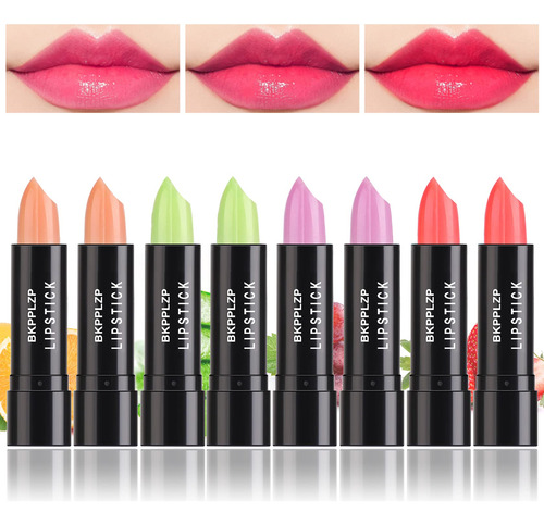 Paquete De 8 Blsamo Labial Que Cambia De Color, Lpiz Labial