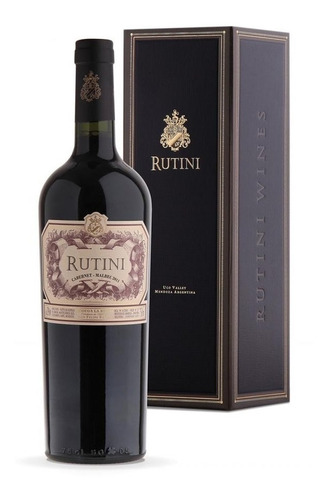 Estuche Rutini Cabernet Malbec X 750ml Regalo Celler