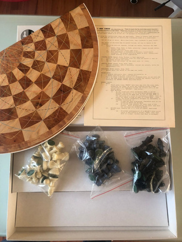 Juego De Ajedrez 3 Man Chess In The Round