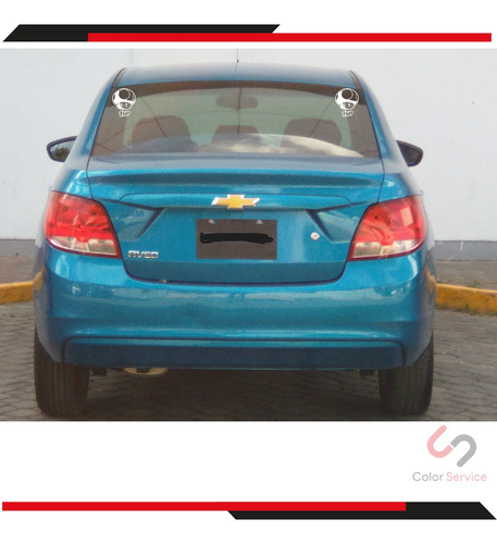 Calca Sticker Honguito Mb Para Carro O Camioneta D 18x15cm 2
