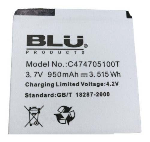 Bateria Pila Blu Dash Jr D140 