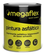 Comprar Pintura Asfáltica Megaflex X 1lt Secado Rápido Imprimacion