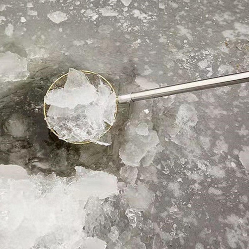 Equipo De Pesca En Hielo, Con Mango Largo, Cuchara Para
