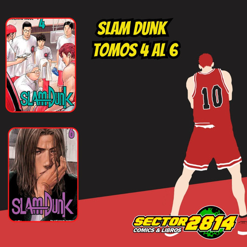 Slam Dunk Bunko Nueva Edición 4 Al 6 Ivrea