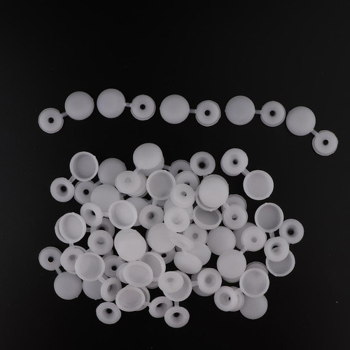 El Tapón De Rosca Útil Cubre Cubierta Del 100pcs Blanco