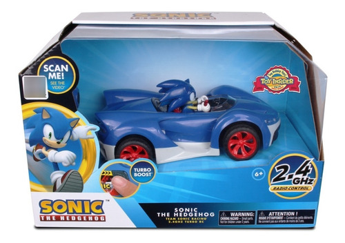 Sonic & Hedgehog Team Sonic Racing R/c 2.4ghz Turbo Cod. 601