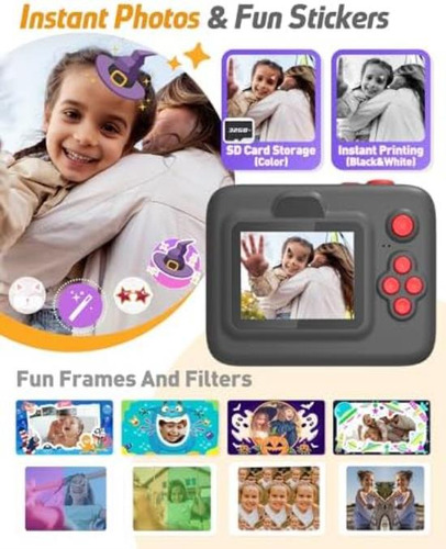Impressão Instantânea Da Câmera Infantil Yehtta, Presentes