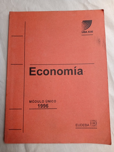 Economia Uba 21 Año 1996 Eudeba