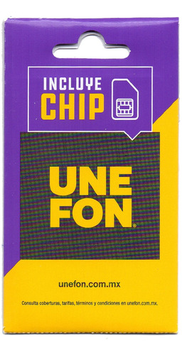 Chip Unefon Ilimitado Con 30 Días De Servicio