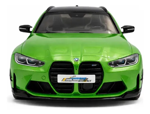 Miniatura Bmw M3 G81 Touring M Performance 2024 1:18 Solido Verde
