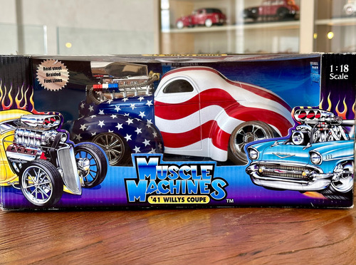 Miniatura Hot Rod 1:18 Ertl Ñ Highway Mustang Cobra Fusca (Usado)