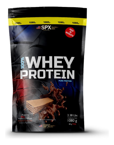 Suplemento En Polvo Spx Nutrition Max 100% Proteína Sabor Imperial Chocolate Sachet 1080g