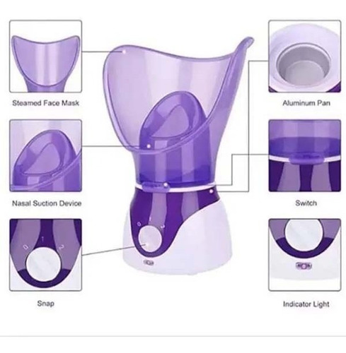 Imagen 3 de 7 de Vaporizador Facial Profesional Limpieza De Poros Portatil