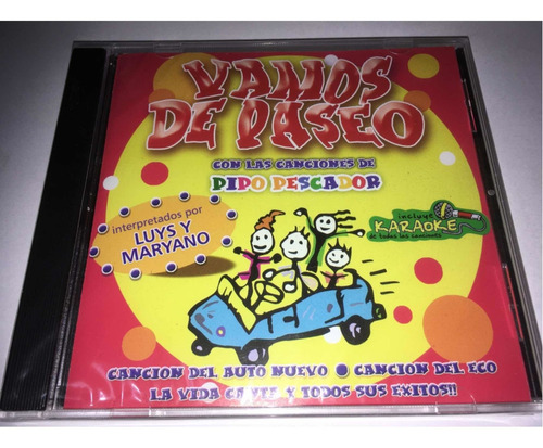 Canciones De Pipo Pescador Vamos De Paseo Cd Nuevo