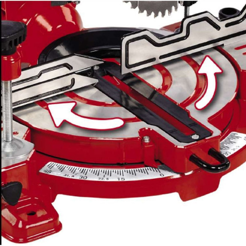 Imagen 3 de 7 de Sierra Ingletadora Einhell Tc-ms 216 1600 W 216 Mm