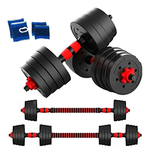 Festnight Set de Pesas Barras musculacion Pesas 30 kg : : Deportes  y aire libre