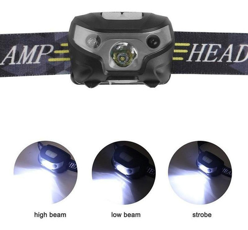 Led De La Lámpara De Cabeza Del Cuerpo Del Sensor De Movimi