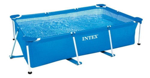 Imagen 2 de 2 de Alberca estructural rectangular Intex 28271 con capacidad de 2282 litros de 260cm de largo x 160cm de ancho azul diseño mosaico