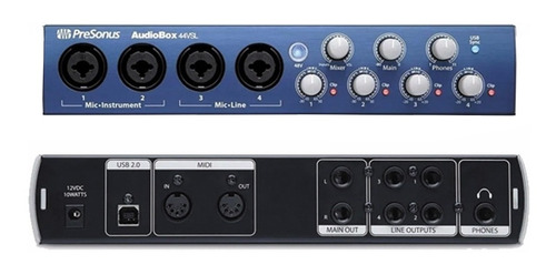 Interfaz De Audio Presonus Audiobox 44vsl 4 Canales