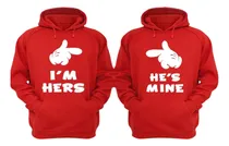 Comprar Sudaderas Pareja Amor Y Amistad Duo Novios Hers And Mine