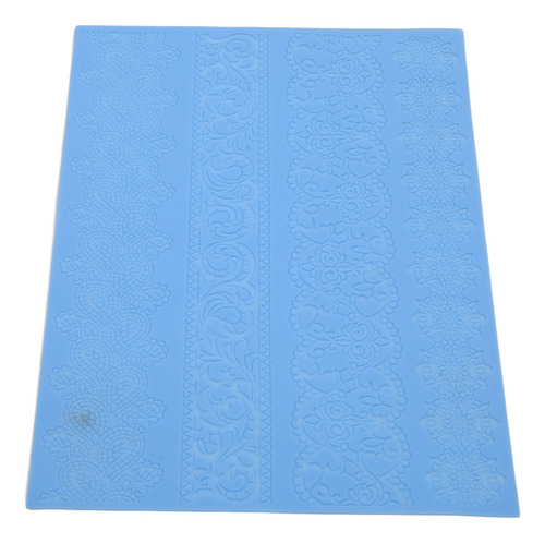 Tapete De Encaje De Silicona Con Estampado De Flores Para Br