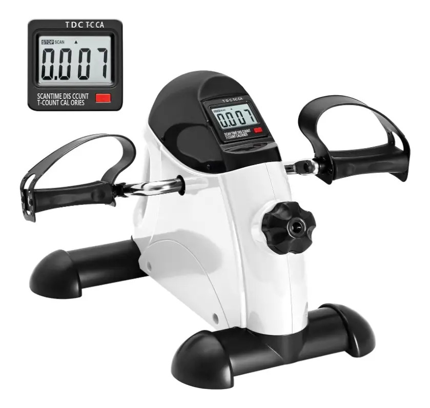 Kinqilin®Mini Bicicleta Estática Rehabilitación Entrenamiento Ajustable con Pantalla LED-Bicicleta Estatica-Ejercitador de Piernas-Máquina Portátil de Brazo y Pierna