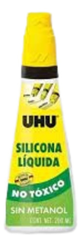 Adhesivo Silicona Fria Liquida Uhu 200ml Pack X6