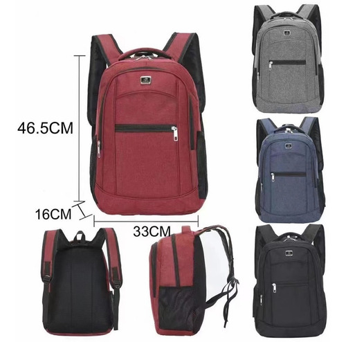 Imagem 2 de 6 de Mochila Escolar Notebook Faculdade Viagem Preço Atacado