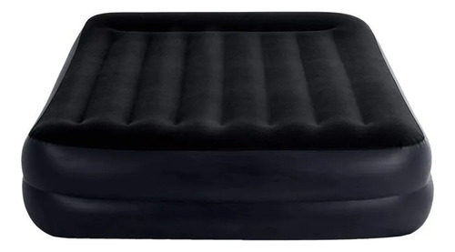 Colchon Inflable Intex Queen 152x203x42 Cm Color Negro 64123