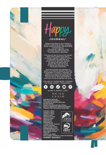 Libreta Journal Punteada Bright & Brushy | The Happy Planner