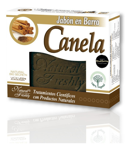 Jabón De Canela - Natural Freshly - Barr - g a $110