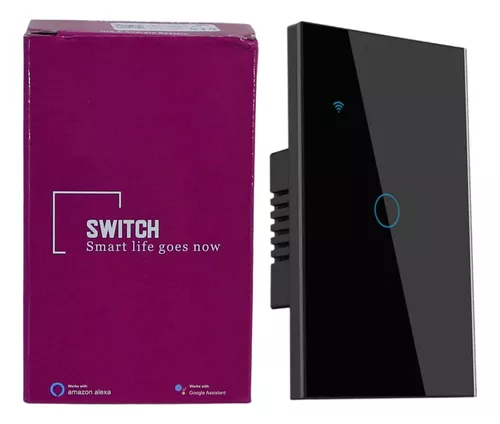 Interruptor Inteligente Wifi Touch 1 Canal- Con y Sin Cable Neutro CONECTA