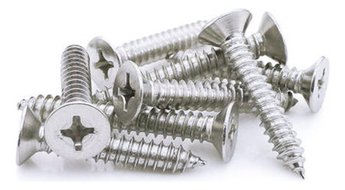 100 Clips De Cuerda Led 3/8 Pulgadas Con 200 Tornillos