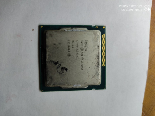 Cpu Core Intel I5-3550 3.3ghz 1155 Sr0p0 Socket 1155 3er Gen (Usado)