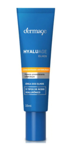 01 Hyaluage Olhos Creme Para Área Dos Olhos Dermage 15ml Todo Tipo De Pele Dia/noite